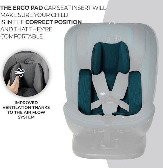 Kinderkraft Xpedition 2 Scaun Auto pentru Copii i-Size cu Isofix Albastru 0-36 kg
