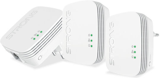 Strong 600 Triple Powerline Triple Kit Wired and Ethernet Port