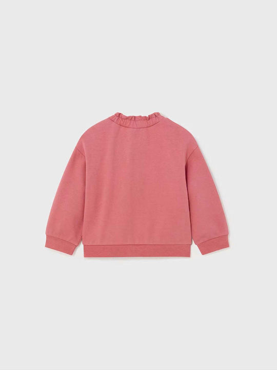 Mayoral Kids Sweatshirt Cardigan coral