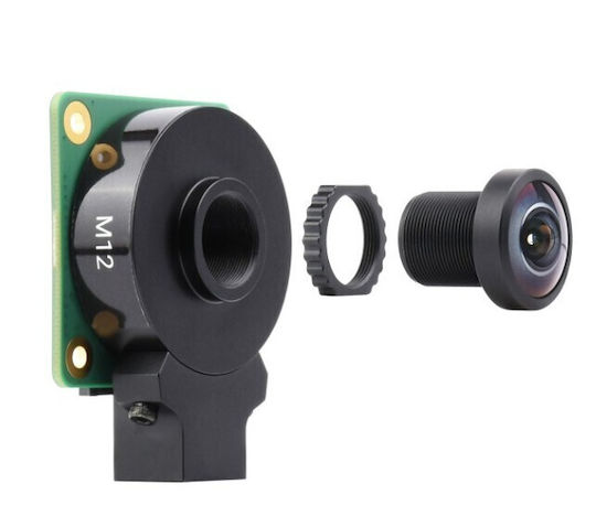 Waveshare M12 Camera Lens - Ultra Wide - 184.6° Fov, 2.72mm
