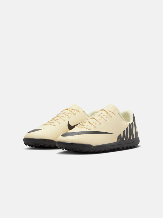 Jr Mercurial Vapor 15 Club Turf TF DJ5956 700 Kids Soccer Cleats with Turf Beige