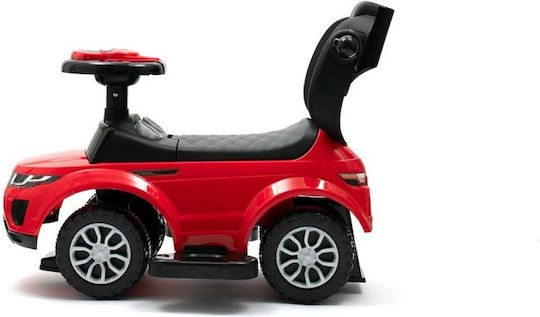 BabyMix Mașină Ride On Cu Mâner Pentru Părinți Pentru 12+ Luni Roșie