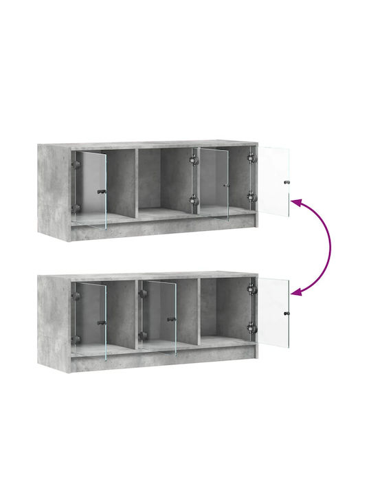 TV-Ständer Grau M102xT37xH42cm