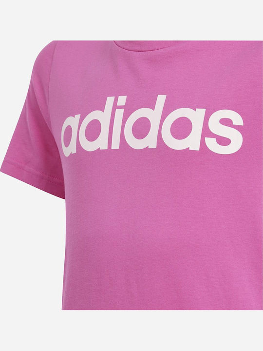 Kinder-T-Shirt Rosa Essentials Linear