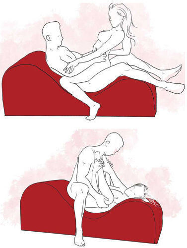 Liberator Esse Lounge Mobilier Sexual în Culoare Negru