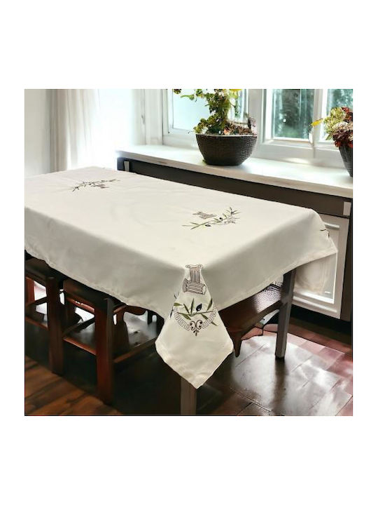 Linea Home Τραπεζομάντηλο Olive Olive 140x180εκ.
