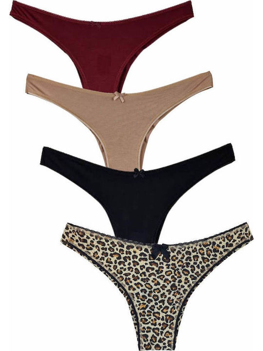 Βαμβακερά Femei Brazilia MultiPack Colorful