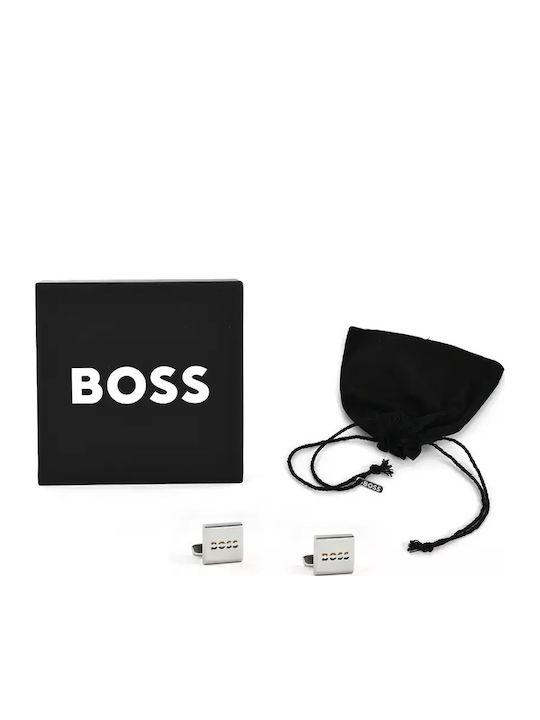 Boss Cufflinks in Silver Color