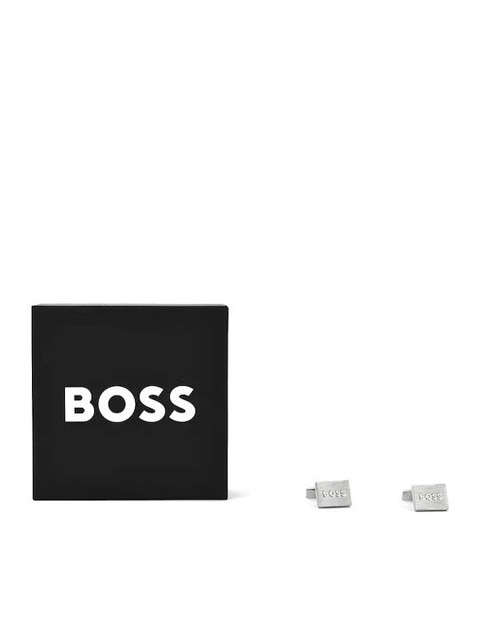 Boss Cufflinks in Silver Color