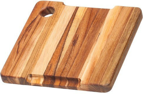 TeakHaus Wooden Serving Platter Marine Collection 20.3x20.3x1.9cm Wooden Serving Platter 20.3x20.3x1.9cm