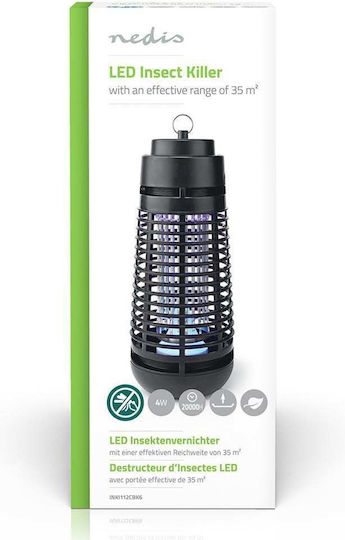 Nedis Ηλεκτρική Εντομοπαγίδα Led 4W INKI112CBK6