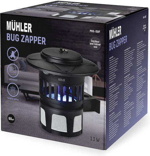Muhler Ηλεκτρική Εντομοπαγίδα 13W 60m² MIK-50F