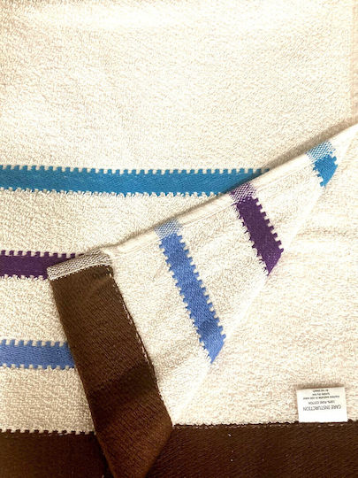 Decotelia Set 12 Hotel Bathroom Towels 140x70 cm Ecru