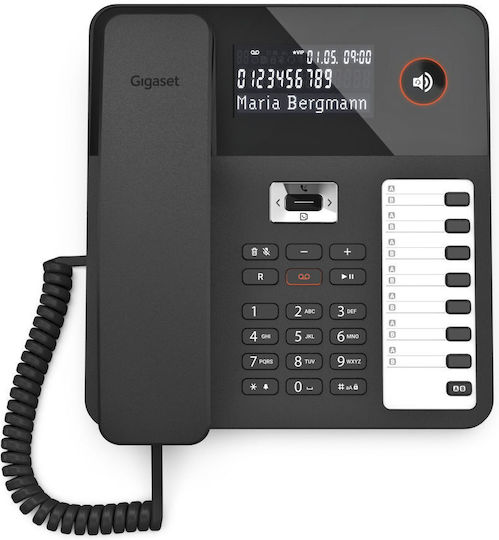 Gigaset Desk 800a Corded Phone Office Black S30350-H225-B101
