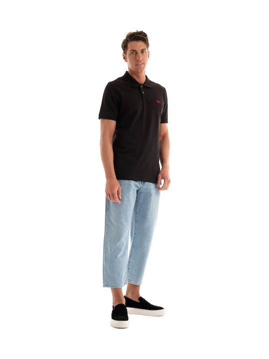 Stay Men's Jeans Pants Cropped with Loose Fit Light Blue (light Aged Denim)