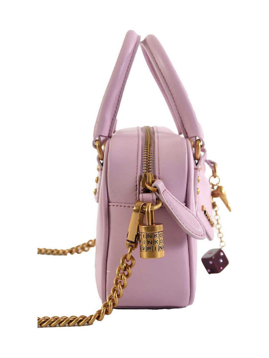 Leather Women's Bag Handbag Lilac