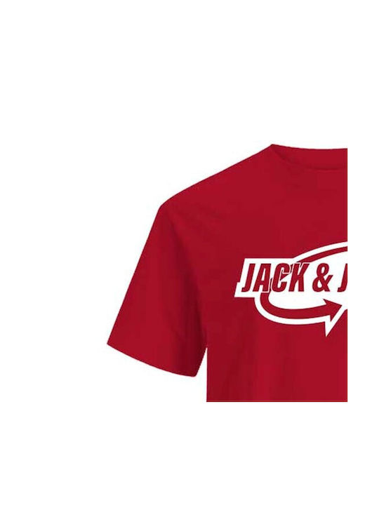 Jack & Jones Junior Παιδικό T-shirt Κόκκινο