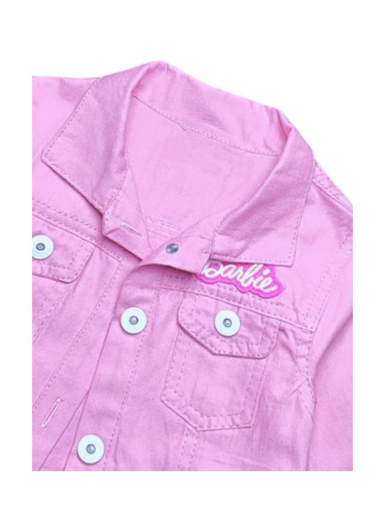 Babydom Kids Denim Jacket Pink