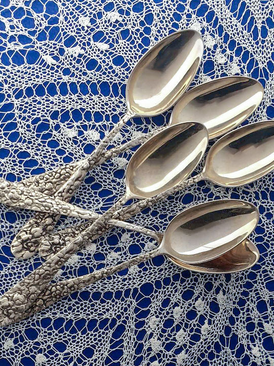 Savvas Design Σετ Κουτάλια Μεταλλικά 14cm 6τμχ