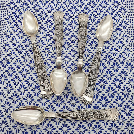 Savvas Design Löffelset Abendessen Metall Silber 15cm 5Stück