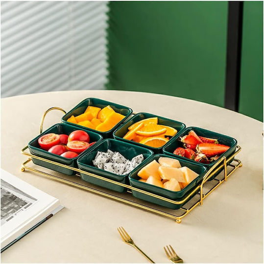 Etoile Keramik Ordnungshüter 6 Schlitze Grün W19xL34xH4cm 1Stück Etoile Keramik Ordnungshüter 6 Schlitze Grün W19xL34xH4cm 1Stück