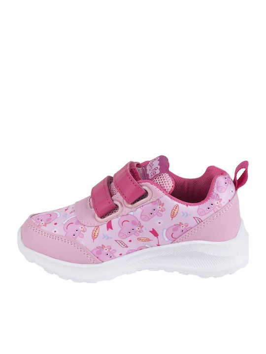 Kinder Sneakers mit Klettverschluss Rosa