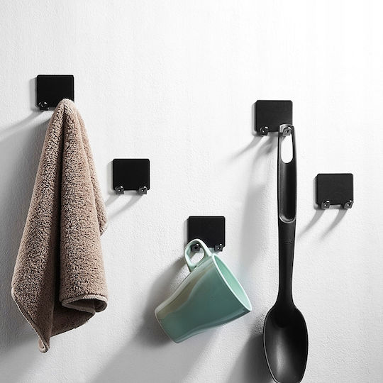 Кука Баня Единично с винтове ​5x5см Inox Сребрист