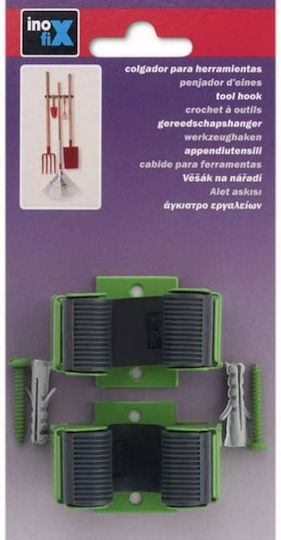 Inofix Mop & Broom Holder 3036-5 2buc
