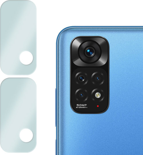 Erbord Camera Lens Glass Transparent for Xiaomi Redmi Note 11