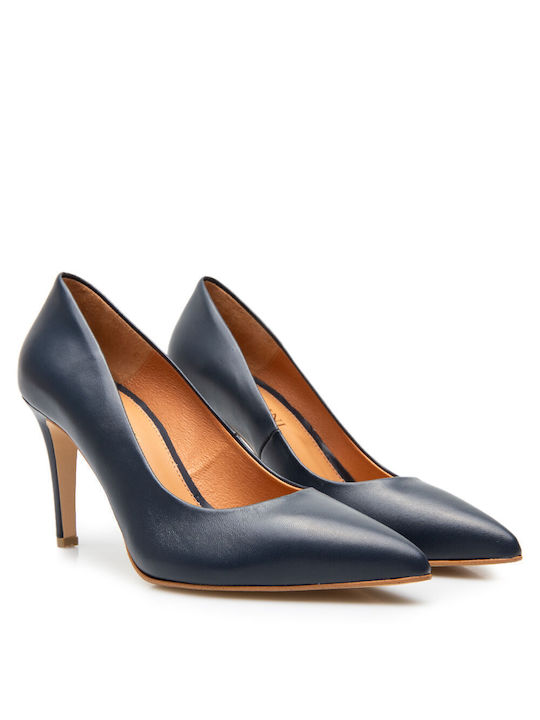 Labrini Navy Blue Heels