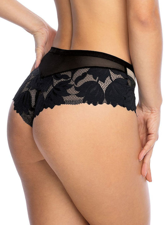 Gaia Damen Slip Schwarz