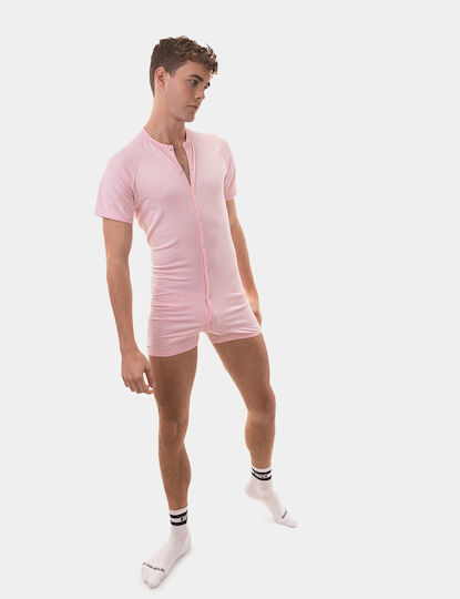 Barcode Berlin Sexy Ανδρικό Body Ροζ