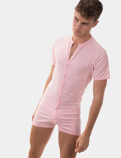 Barcode Berlin Sexy Ανδρικό Body Ροζ