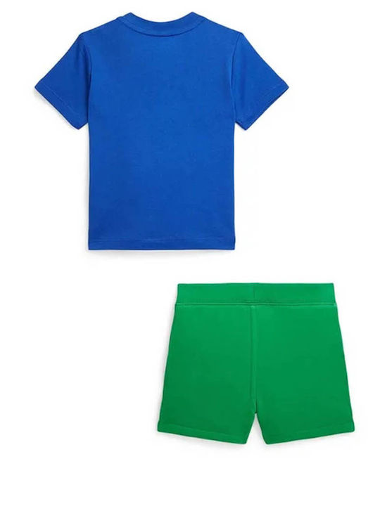 Ralph Lauren Kids Set with Shorts Summer 2pcs Blue