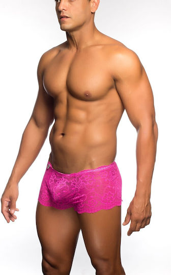 MOB Erotic Wear Ανδρικό Sexy Boxer Ροζ