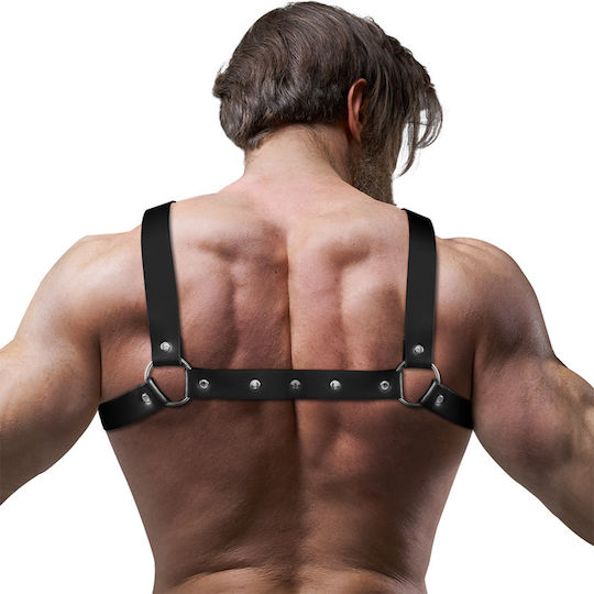 Fetish Submissive Ανδρικό Harness Μαύρο
