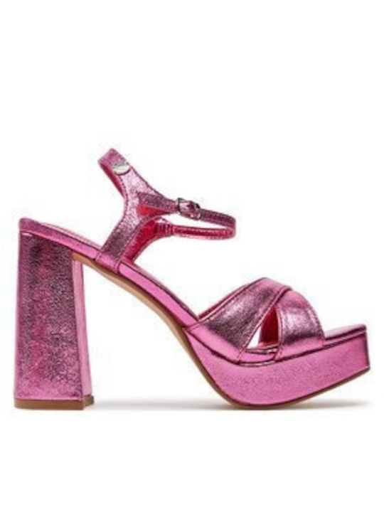 Refresh Damen Sandalen in Rosa Farbe