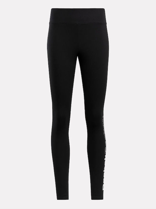 Schulung Frauen Leggings Hochgeschnitten Schwarz