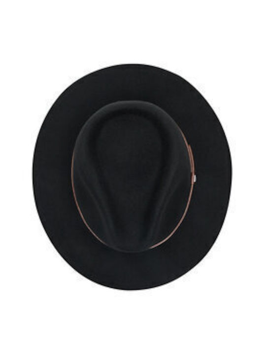 Brixton Fabric Women's Fedora Hat Black