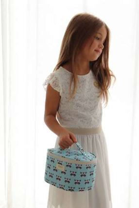 Yuko.B Kinder Lunchtasche Hellblaue 16x13x21cm