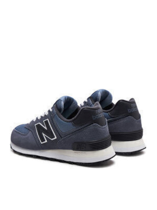 574 Мъжки Плоски Маратонки Athletic Grey