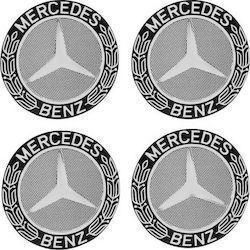 Autoemblem Aufkleber 5.5 x 5.5cm für Autoreifen 4Stück