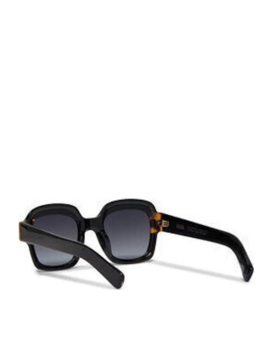 Kaleos Women's Sunglasses with Black Plastic Frame and Black Lens Lynn 1
