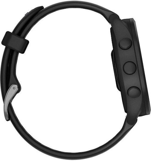Garmin Forerunner 165 43mm Waterproof Smartwatch with Heart Rate Monitor (Black/Slate Gray)