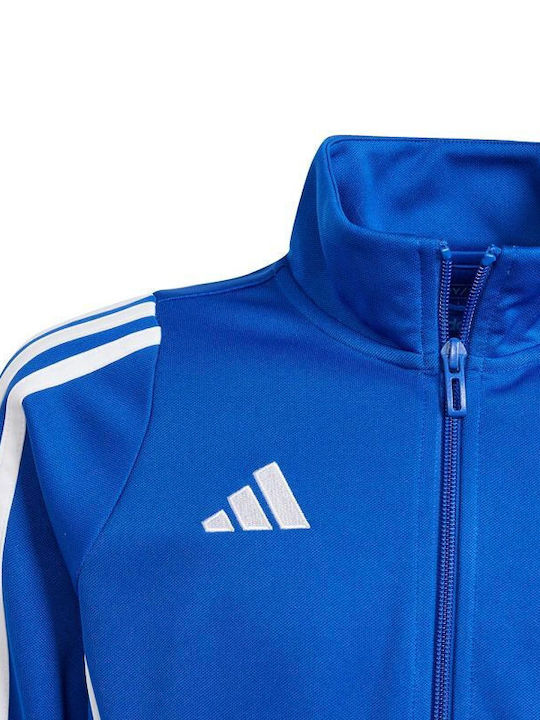 Adidas Sportliche Kinder-Strickjacke Blau Tiro