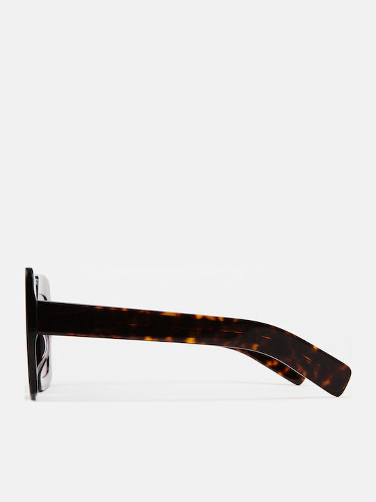 Kaleos Women's Sunglasses with Brown Tartaruga Plastic Frame and Brown Lens Gerhard 2