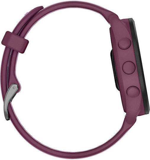 Garmin Forerunner 165 Music 43mm Wasserdicht Smartwatch mit Pulsmesser (Berry/Lilac)