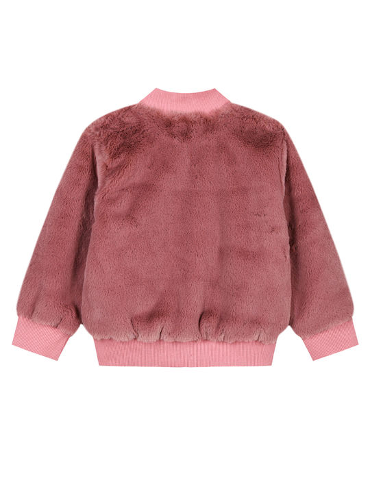 Energiers Kids Cardigan Woolen Pink.