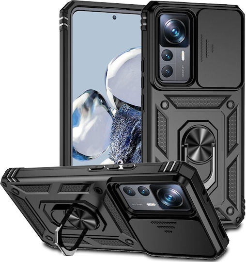 Back Cover Μεταλλικό Μαύρο (Xiaomi 12T / 12T Pro)