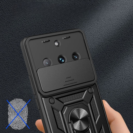 Back Cover Metalic Negru (Realme 11 Pro / 11 Pro+)